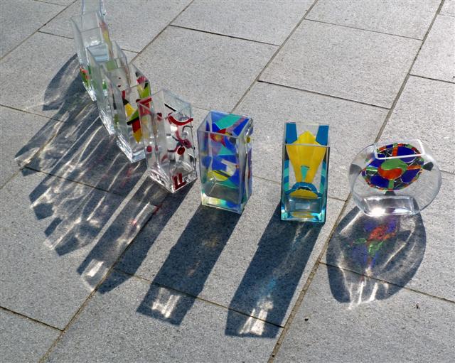 reflets des vases 